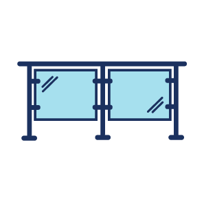 Parapetti in vetro